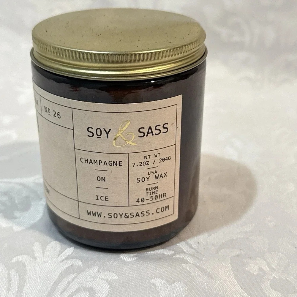 Limited Edition 1956' Soy Candle, w/Champagne on Ice Soy & SASS 7.2 Oz